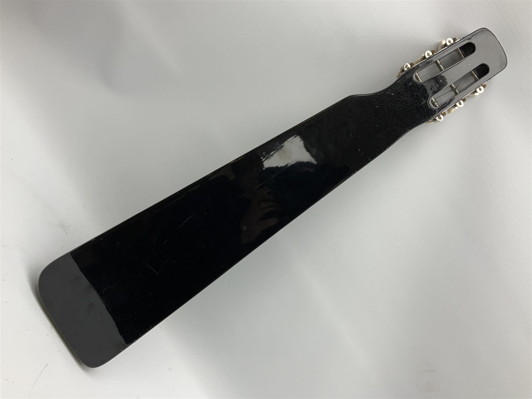 Artisan lap steel plank guitar in metallic black L74cm