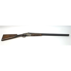 Laranaga 12-bore boxlock ejector side-by-side double barrel shotgun with walnut stock and 70.5cm barrels, No.101006, L115cm overall SHOTGUN CERTIFICATE REQUIRED