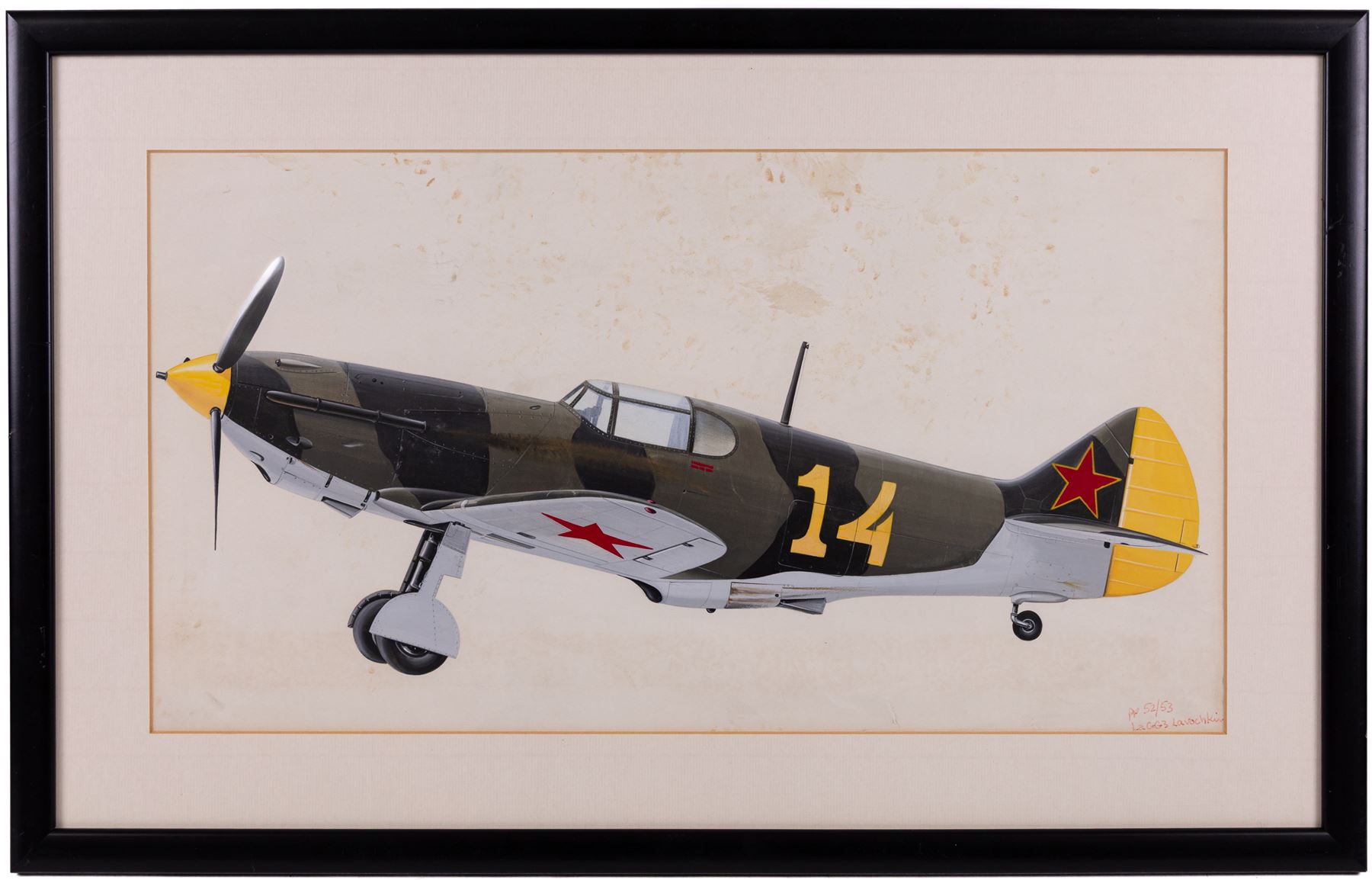 John Batchelor (British 1936-2019): Aircraft Studies, set of eleven gouaches variously signed and inscribed, max 35cm x 52cm (11)