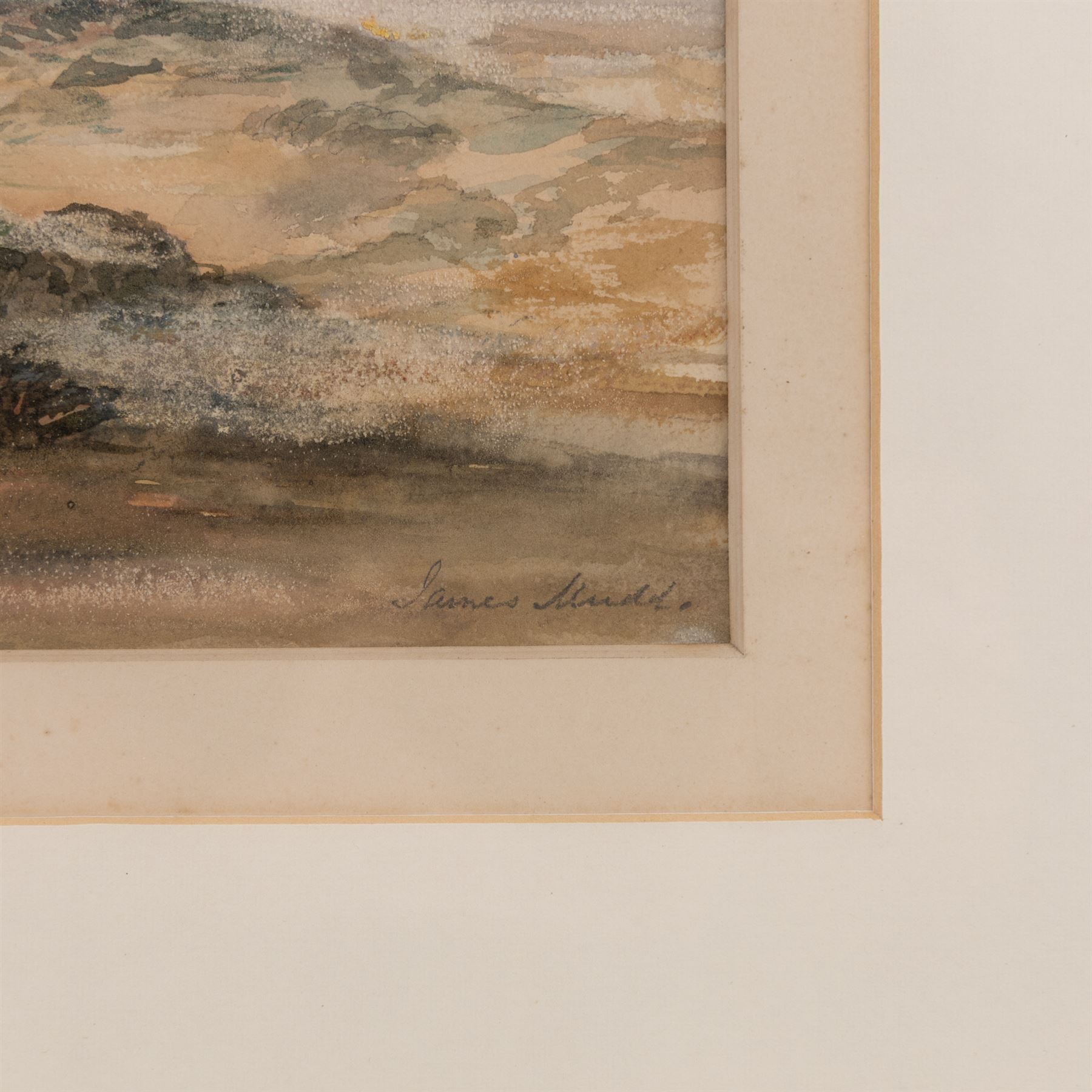 James Mudd (British 1821-1906): 'Leasowe Lighthouse New Brighton', watercolour signed and titled in pencil, 25cm x 35cm; Douglas Ian Smart (British 1879-1970): 'Lerida' Spain, watercolour signed and titled 25cm x 36cm (2)
