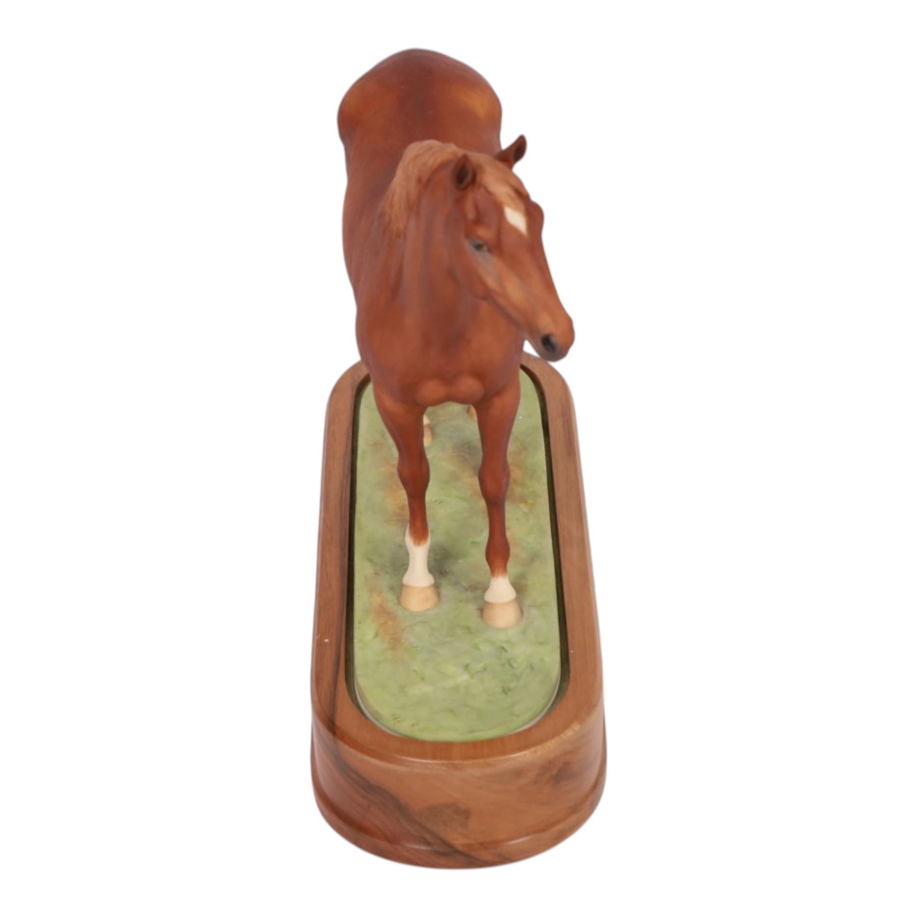 Royal Worcester equestrian figure, Hyperion modelled by Dorris Linder, H26cm