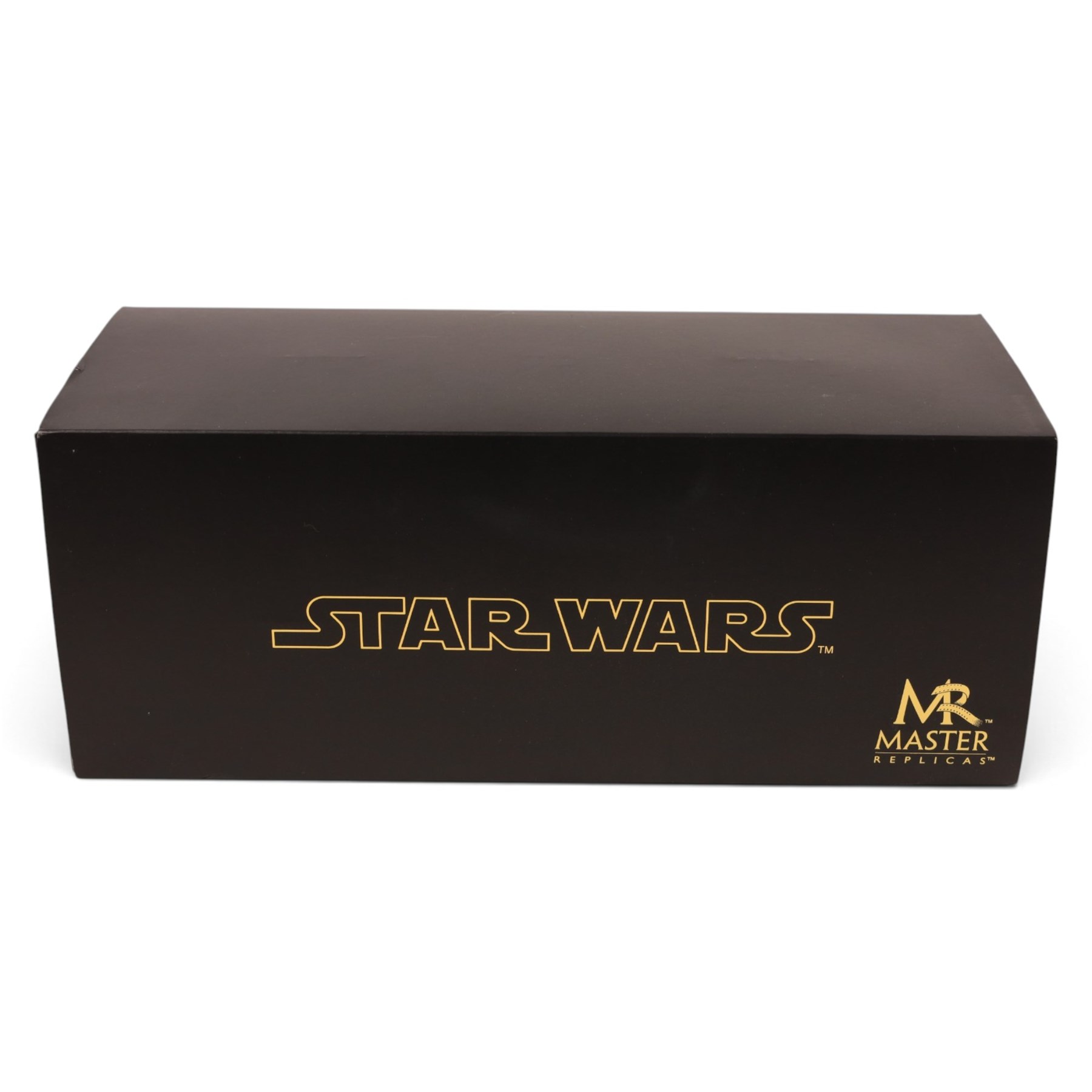 Master Replicas Star Wars Luke Skywalker's Lightsaber no. SW-102,  1:1 scale, in box with outer cardboard sleeve, with certificate, separate acrylic display case and plaque, limited edition no. 2045/2500