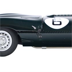Autoart Signature Jaguar D-Type 1955 LeMans 24 Hours Winner, racing no. 6, boxed with certificate