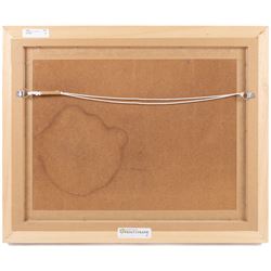 Jon Peaty (British 1914-1991): Road in the Moors, oil on board signed and dated '81, 34cm x 44cm 