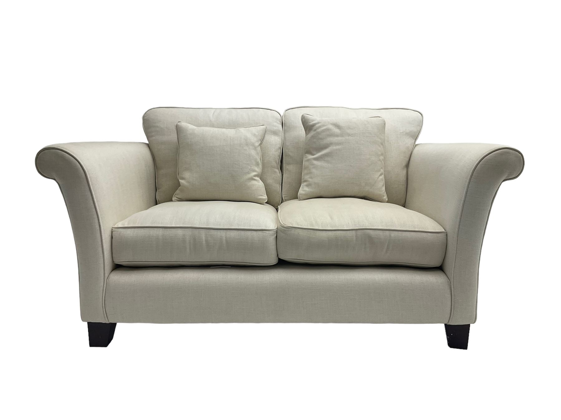 Sofas & Stuff pair 'Coniston' two seat sofas, upholstered in cream