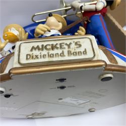 Quantity of modern toys and collectables to include novelty Disney Mickey Dixieland telephone, and further Disney, Pixar, Dreamworks etc in two boxes 