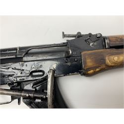 Deactivated AK47 7.62mm assault rifle, the 43cm(17