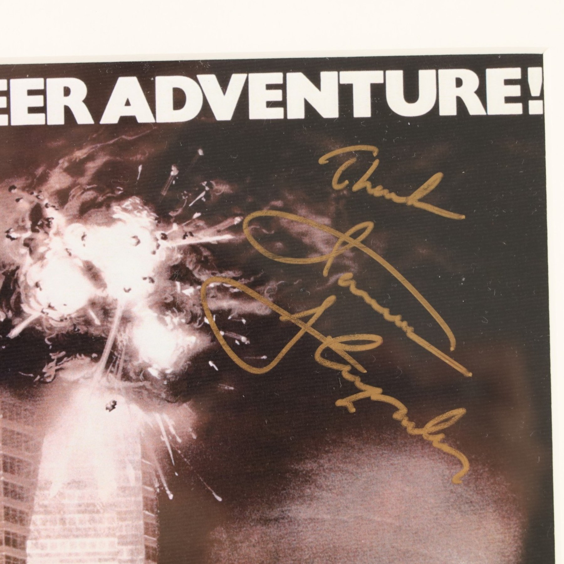 Die Hard (1988) cast signed movie poster, signatures to include Bruce Willis, Bonnie Bedelia, Reginald VelJohnson, William Atherton, Hart Bochner, James Shigeta, Alan Rickman, Bruno Doyon, Andreas Wisniewski and John McTiernan, framed with certificate of authenticity from RICA verso, frame H57cm, W42cm