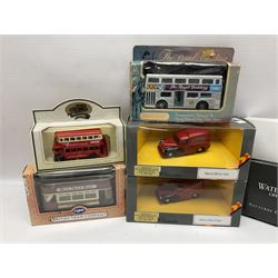 Four Franklin Mint 1:24 scale model cars, to include 1940 Duesenberg, 1912 Packard Victoria, 1935 Duesenberg and 1911 Rolls Royce, together with other diecast vehicles including Matchbox Models of Yesteryear, Lledo etc