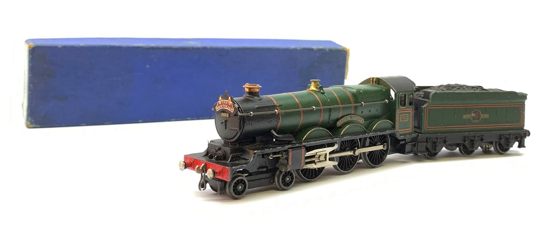 Hornby Dublo - EDLT20 electric three-rail Castle Class 4-6-0 locomotive 'Bristol Castle' No.7013 with tender, in plain blue box