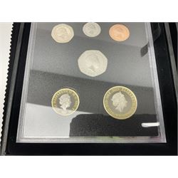 The Royal Mint United Kingdom 2021 proof coin set, cased with certificate