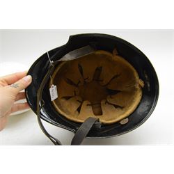 Third Reich M34 German fire helmet, with NSKK decal, complete with lining and chinstrap
