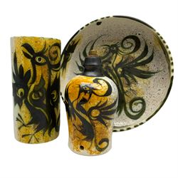 20th century Celtic Pottery, Newlyn, tab