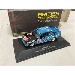 Panini Formula 1 The Car Collection - twelve blister packed racing cars and quantity of periodicals; nine mostly unopened Atlas Editions British Touring Car Champions; and six other boxed/blister packed die-cast models of racing cars