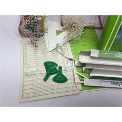 Subbuteo - Club Edition Gift Set, Scoreboard 61158, Outside Broadcast Unit 61208, TV Tower C110, part-set light weight team and further associated figures, accessories etc 