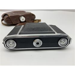 Canon EOS 50e camera body, serial no 8305671 with 'Canon Zoom EF 35-135mm 1:4-5.6' lens together with Halina 35X super camera body, with 'Halina Anastigmat f.c. 1:3.5 f=45mm' lens and other camera equipment 