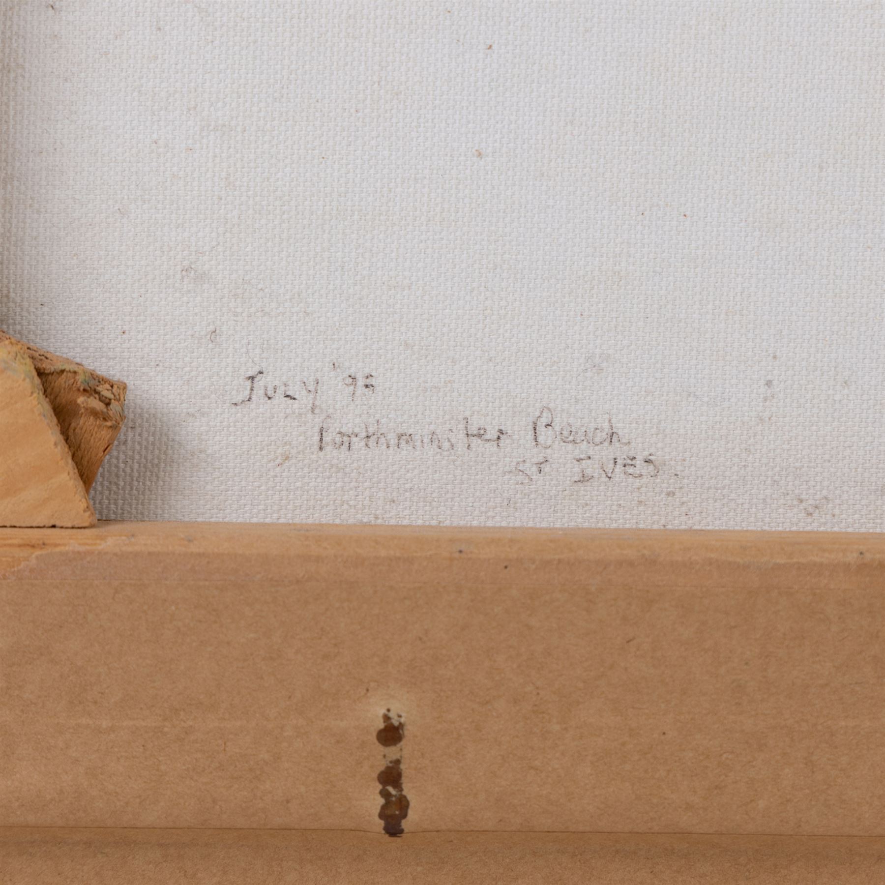 Douglas Hill (British 1953-): Porthminster Beach - Carbis Bay - St Ives, oil on canvas signed and dated '95, 60cm x 75cm