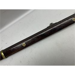 Japanese matchlock musket approximately .45 cal., Edo period (1603-1868), the 66cm(26