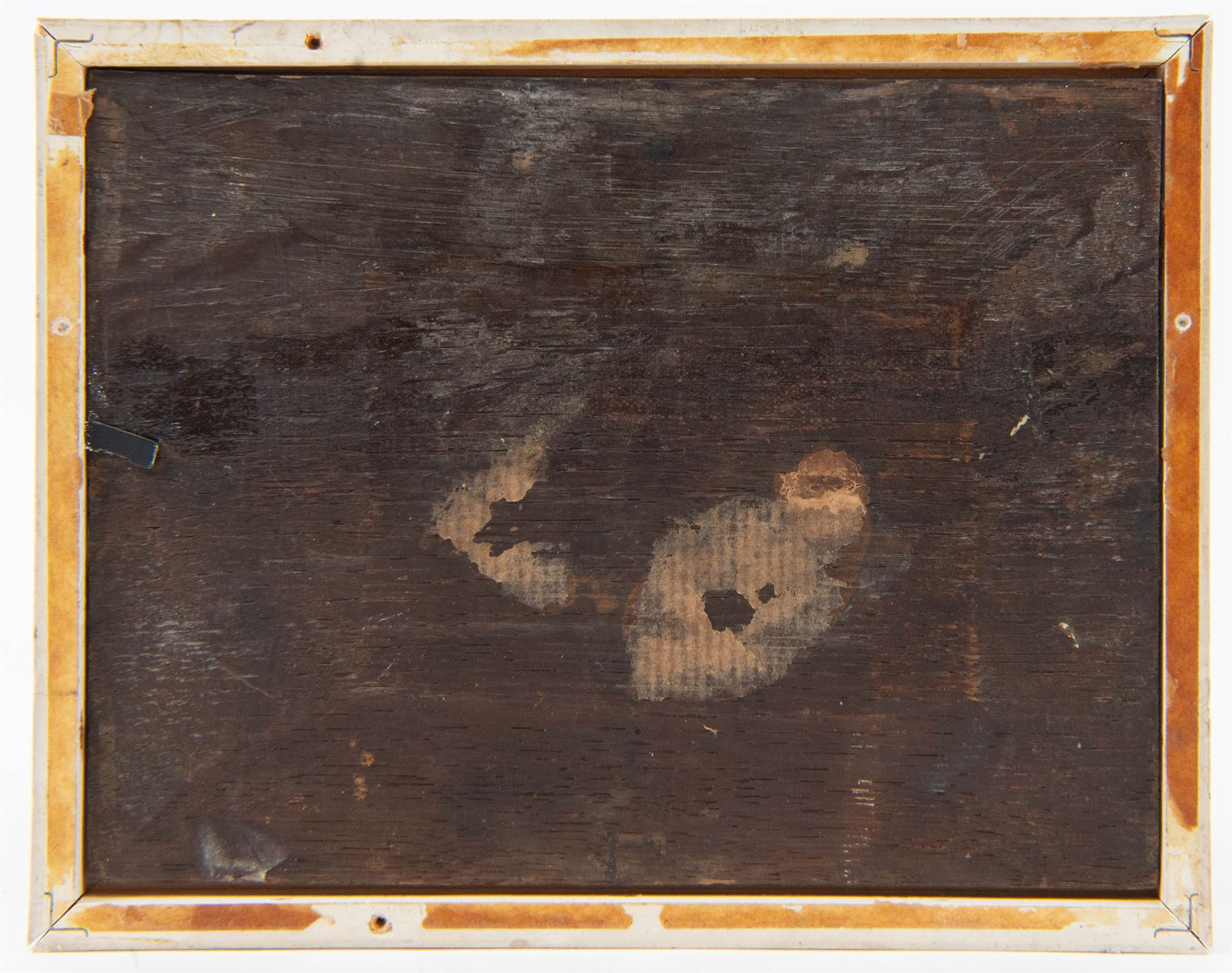 Samuel Williamson (British 1792-1840): Landscape with Goatherd, oil on panel signed and dated 1828, 13cm x 17cm