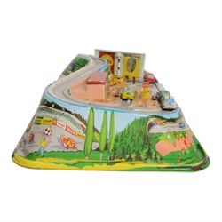 Technofix Rallye no. 328 autobahn set, with four racing cars, boxed