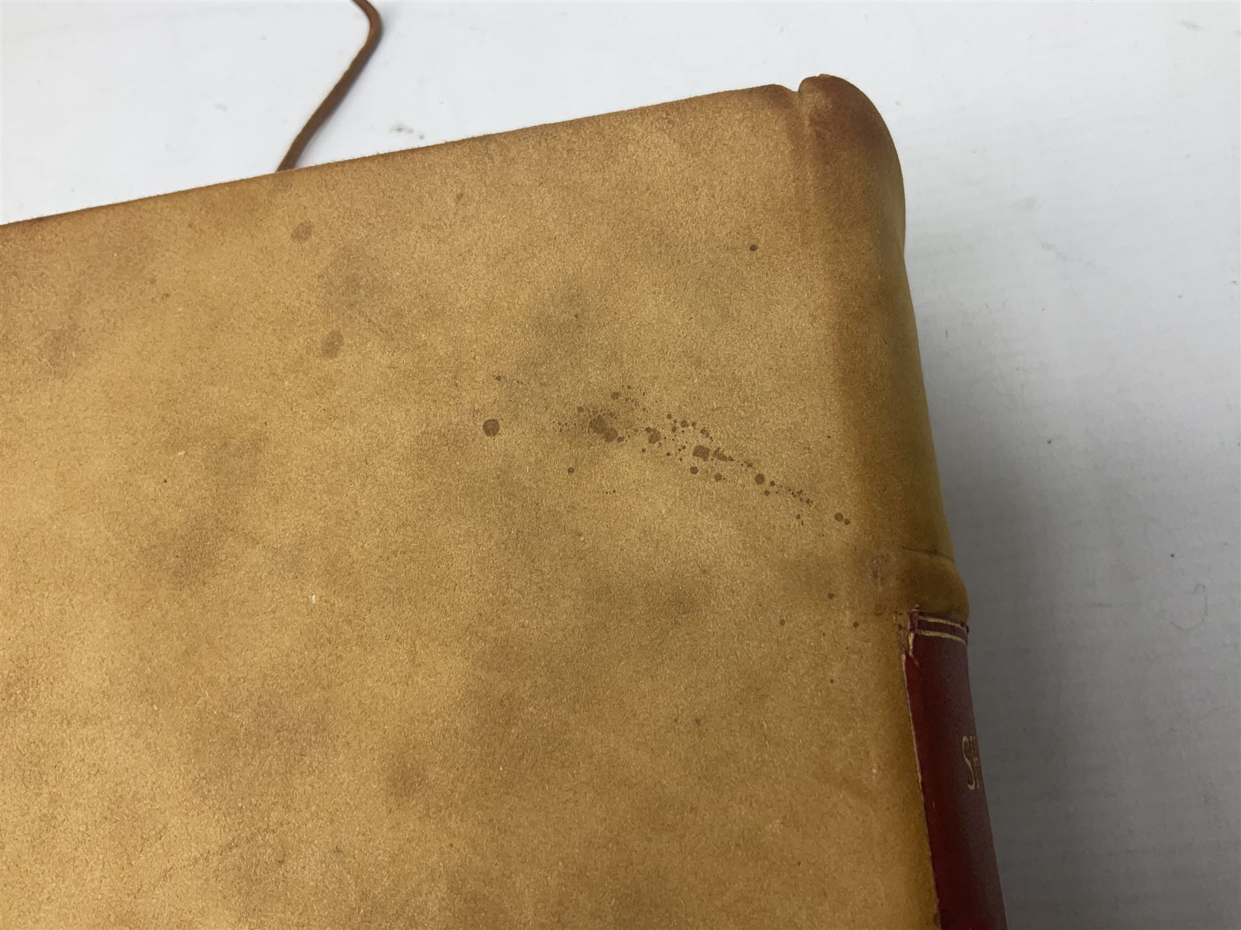 Shakespeare (William), Shakespeares Comedies, Histories, & Tragedies, 364/1000 signed by Sidney Lee, original ful reversed calf and ties, folio, Oxford, Clarendon Press, 1902