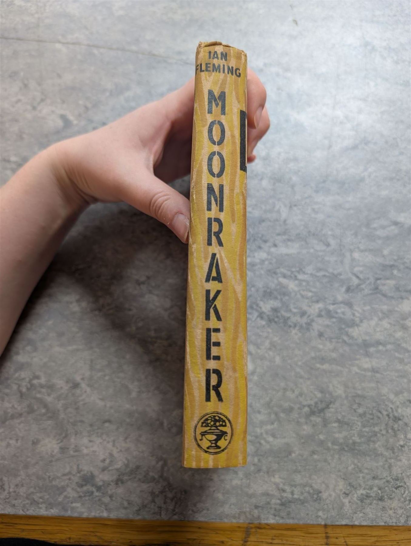 Fleming, Ian - James Bond 'Moonraker' first edition state B, with shoot spelling correction on page 10, original black cloth with silver titles, with orange and yellow flame dust jacket, pub. Jonathan Cape, London 1955