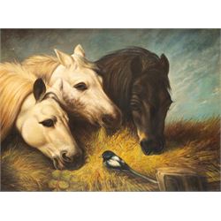 After John Frederick Herring Sr (British 1795-1865): The Frugal Meal, oil on canvas indist...