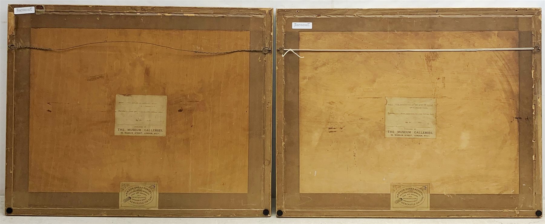  John Cother Webb after J M W Turner and Claude Gelee: 'The Decline of Carthage' and 'The Embarkation of the Queen of Sheba', pair limited edition mezzotints signed in pencil with blind stamps pub. 1922, 37cm x 49cm (2)