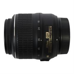 Five AF and AF-S lenses, comprising Nikon Nikkor AF-S 18-55mm 1:3.5-5.6G, Nikon Nikkor AF-S 55-200mm 1:4-5.6G ED, Nikon Nikkor 18-35mm 1:3.5-4.5G, Nikon Nikkor AF 50mm 1:1.8 D and a Tamron AF 28-75mm f/2.8 