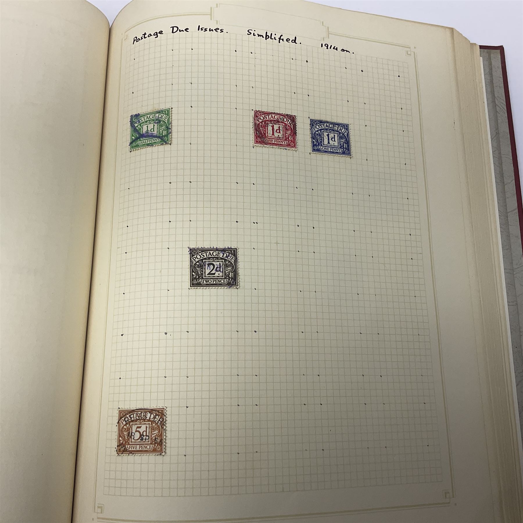 Queen Victoria and later Great British and World stamps, including imperf penny reds, perf penny reds, 1873-80 three pence stamps, 1883-84 two shillings and sixpence, various fiscal and revenue stamps, King George VI ten shilling dark blue used block of four, Aden, Antigua, Australia, Bahamas, Barbados, Basutoland, Bermuda, British Guiana, British Honduras, British Solomon Islands, Burma, Ceylon, Falkland Islands, Heligoland etc
