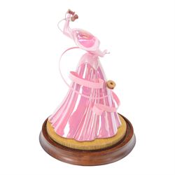 Disney Classics Collection figure 'A Dress a Princess Can Be Proud Of', upon wooden plinth with glass dome, with box and certificate of authenticity