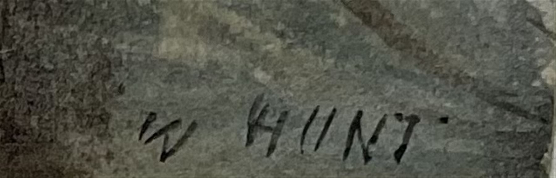 William Henry Hunt (British 1790-1864): Portrait of a Farm Boy, watercolour signed 11cm x 9cm