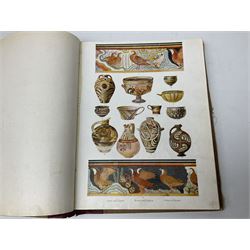 Bossert, H. Th.; Encyclopaedia of Ornament, London, Simpkin Marshall Ltd, 'a collection of applied decorative forms from all nations and all ages, 120 plates, 80 of which are exact reproductions of the originals in colour', Fulleylove, John. and Henry W. Nevinson. Classic Greek Landscape and Architecture, London, J.M. Dent & Co, and two similar books with plates