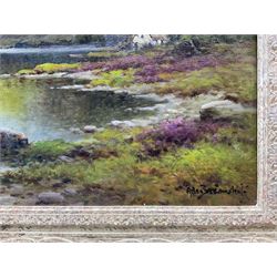 Alfred Fontville de Breanski Jnr. (British 1877-1945): 'In the West Highlands - Summer Morning Loch Etive', oil on canvas signed, titled verso 44cm x 57cm