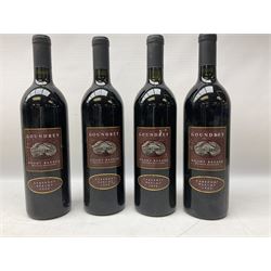 Mixed red wines comprising Tyrrell's Vintage 1992 Long Flat Red, 750ml, 12.5% vol, four bottles, Goundrey Mount Barker 1992 Cabernet Merlot, 750ml, 12% vol, four bottles, and four Tyrrell's Old Winery pinot noir, 13% vol (12)