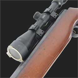 Spanish Gama CF-20 .177 air rifle, with AGS Airgun Sport Cobalt Redi-Mount 1/2 Mil-Dot 3.9x40 air rifle scope