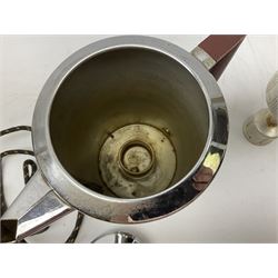 1930's design, chrome Swan electric kettle, by Bulpitt & Sons, Birmingham