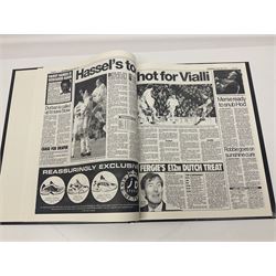 Leeds United football club - football association challenge cup competition final Saturday 11th April 1970 Chelsea vs Leeds United at Wembley programme, football association charity shield Saturday 10th August 1974 Leeds United vs Liverpool programme, various supporters pin badges, scarf for the league 1 playoff final Wembley stadium 25th May 2008, Danbury Mint 'Great Moments in the History of Leeds United' leather bound collectors edition, various used home game tickets etc