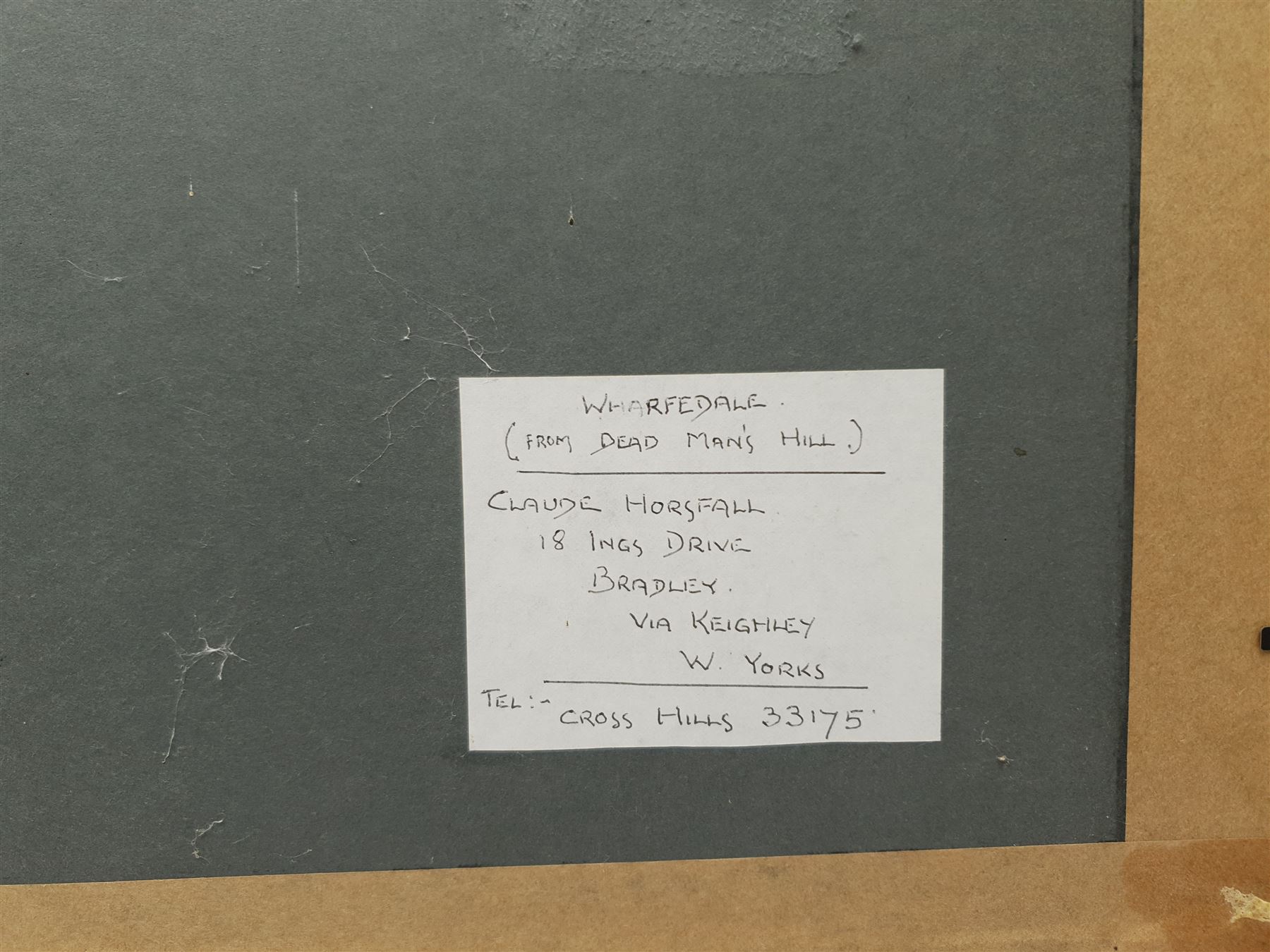 Claude Horsfall (British 1907-2003): 'Wharfedale from Dead Man's Hill' & 'Conistone Bridge and Kilnsey Crag', pair oils on board signed, original title labels verso 36cm x 59cm (2)