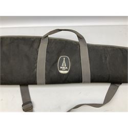 Air Arms S400F Carbine bolt-action .22 multishot air rifle, pump-up action, adjustable trigger, fitted with sound moderator and Nikko Stirling Mountmaster 3-9 x 50 telescopic sight, complete with stirrup type pump, pressure gauge etc, serial no.135456, L106cm; in gun sling