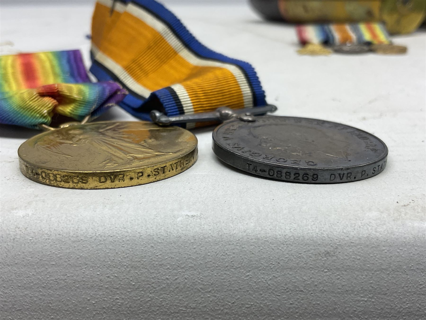 WW1 pair of medals comprising British War Medal and Victory Medal