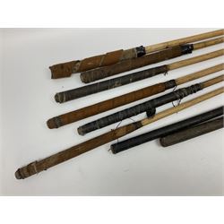 Collection of vintage wooden shaft golf clubs, including J & D Clark,  J Winton, etc (7)