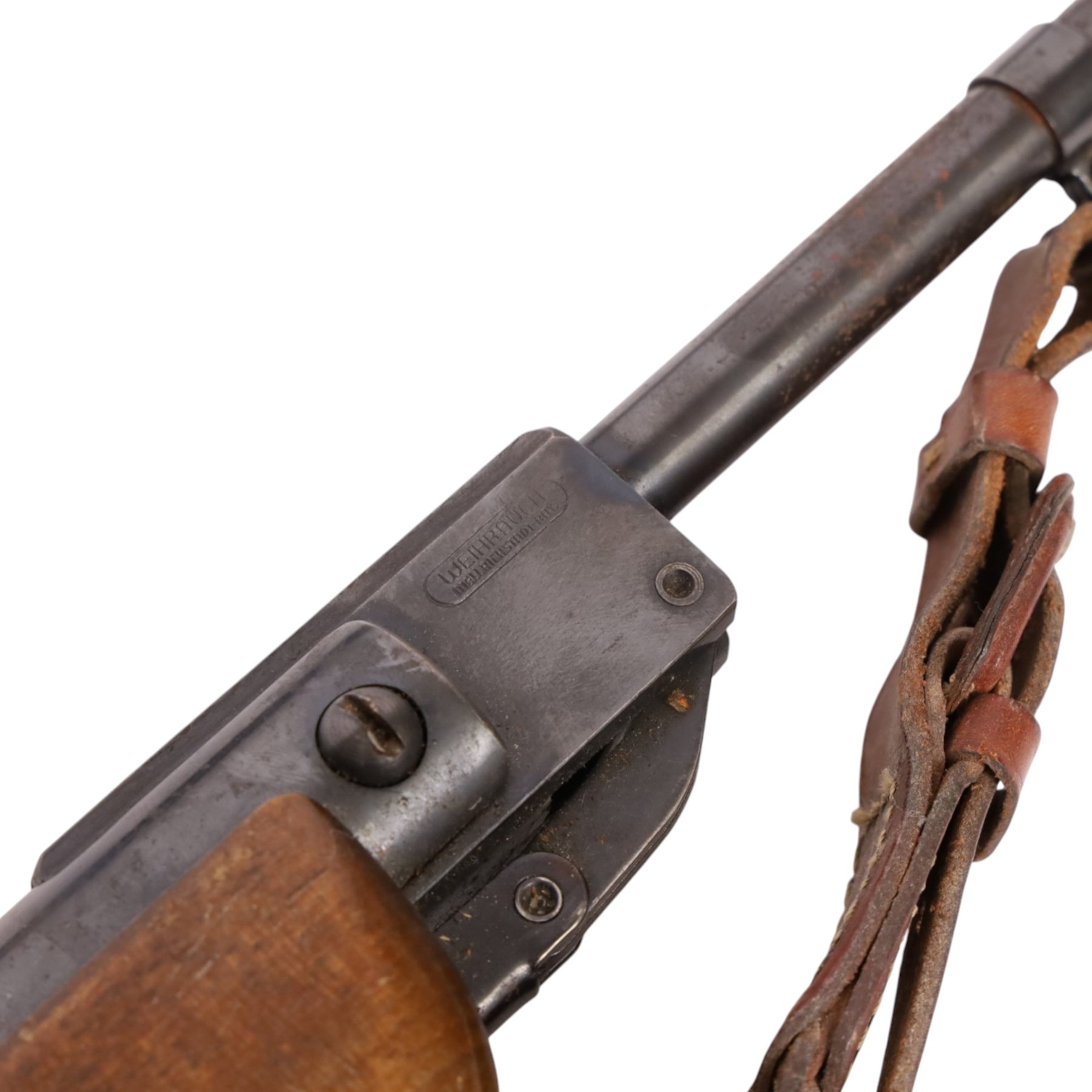 Weihrauch HW35 Export .22 air rifle, serial number 668937, with Hunter 6x40 scope attached 