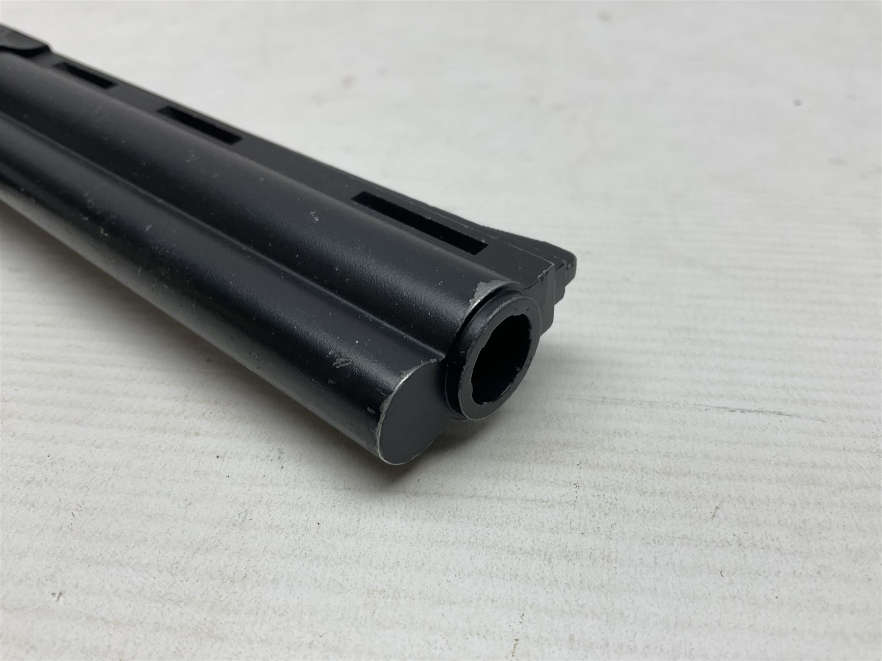 Marksman 1018 spring action BB pistol, serial no.121912951321, L27cm in original packaging with ball dispenser; and KWC .177 cal. CO2 revolver, serial no.31128882, L31cm (2)  NB: AGE RESTRICTIONS APPLY TO THE PURCHASE OF AIR WEAPONS.