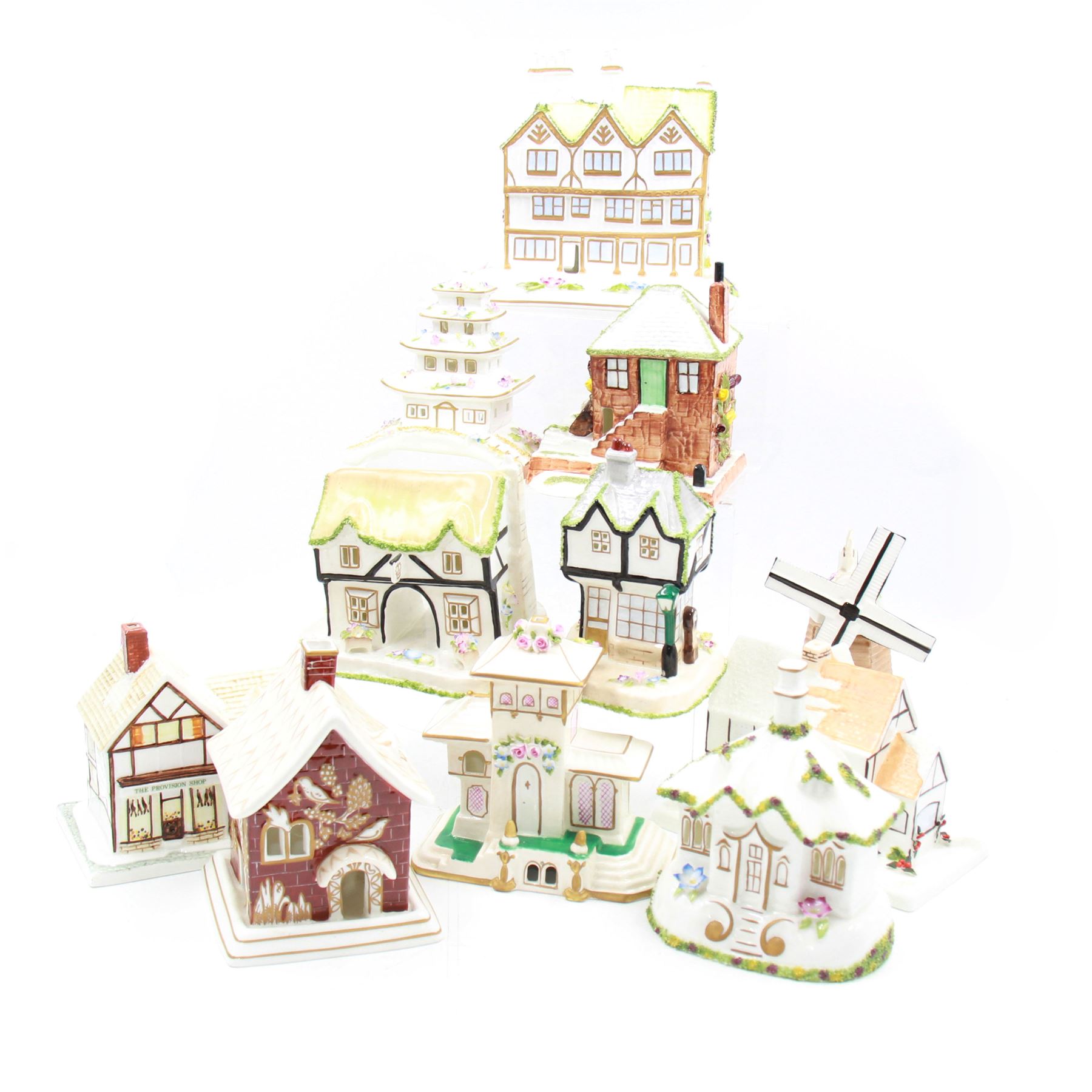 Eleven Coalport Cottages, including Red House, Mulberry Hall, The Fishermans Cottage, The Windmill etc