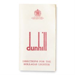 Dunhill gold-plated lighter, with textured case, boxed