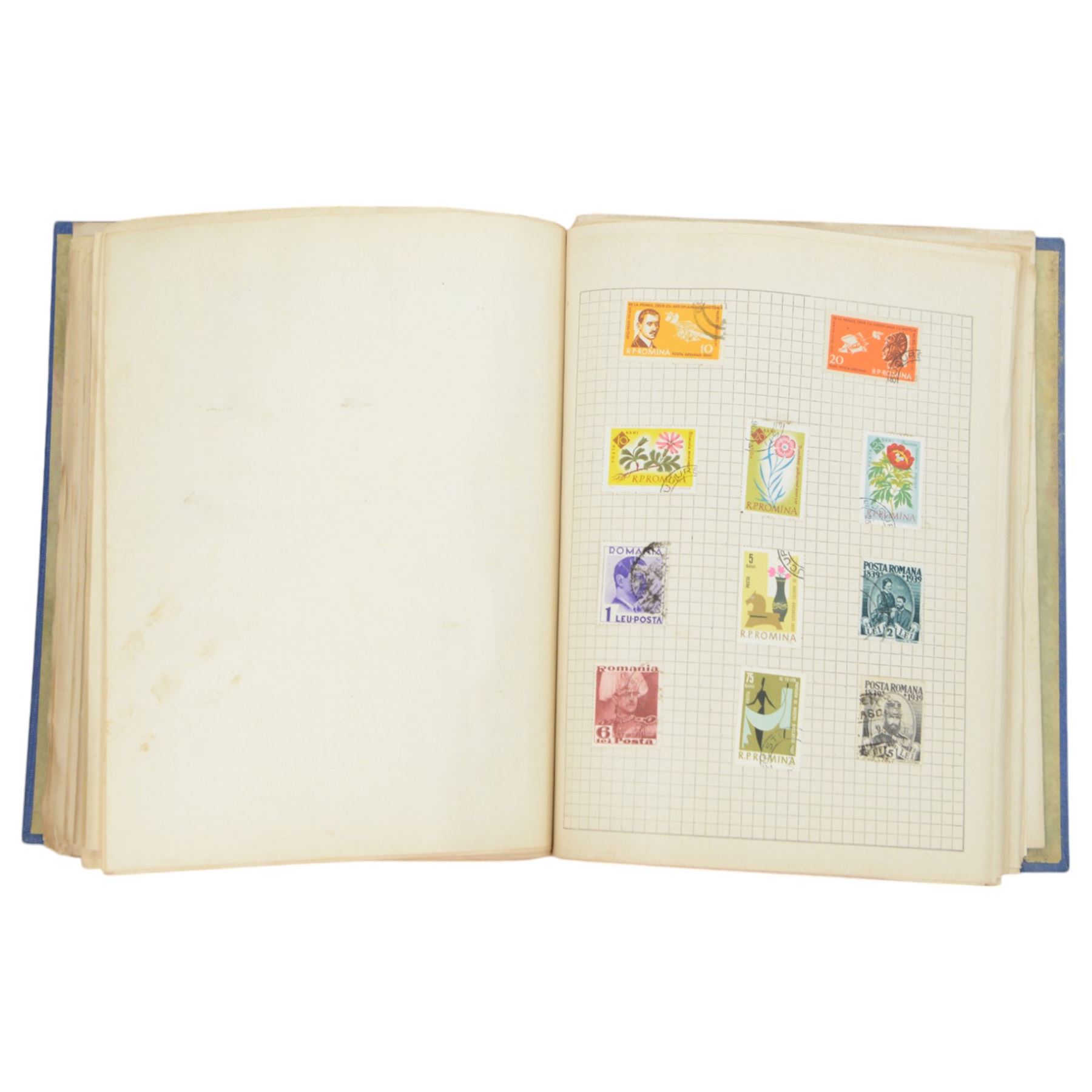 Great British and World stamps, including Portugal, Spain, Monaco, Vietnam etc, housed in various albums or folders and loose, in two boxes