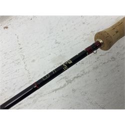 House of Hardy Hardy Deluxe Classic fly fishing rod, in felt slip case