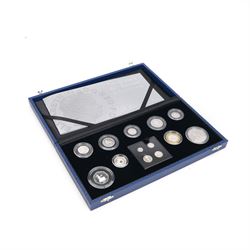 The Royal Mint United Kingdom 2006 'Queen's 80th Birthday' silver proof coin collection, i...