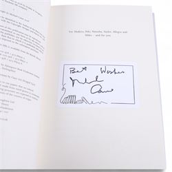 Michael Caine signed books and photographs, comprising 'The Elephant of Hollywood' autobiography and 'Blowing the Bloody Doors Off and Other Lessons in Life', black and white still from Funeral in Berlin and Sunday Times Magazine feature 'Caine on Caine'